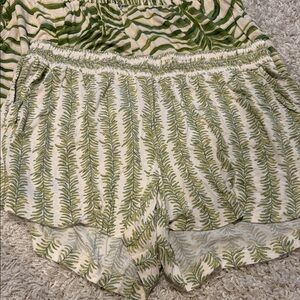 Soma set of 2 Leafy Green pj Bottoms sized large and x-large